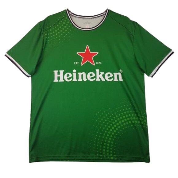 Vintage HEINEKEN Tee Shirt Large US L Beer Shirt - Picture 1 of 16